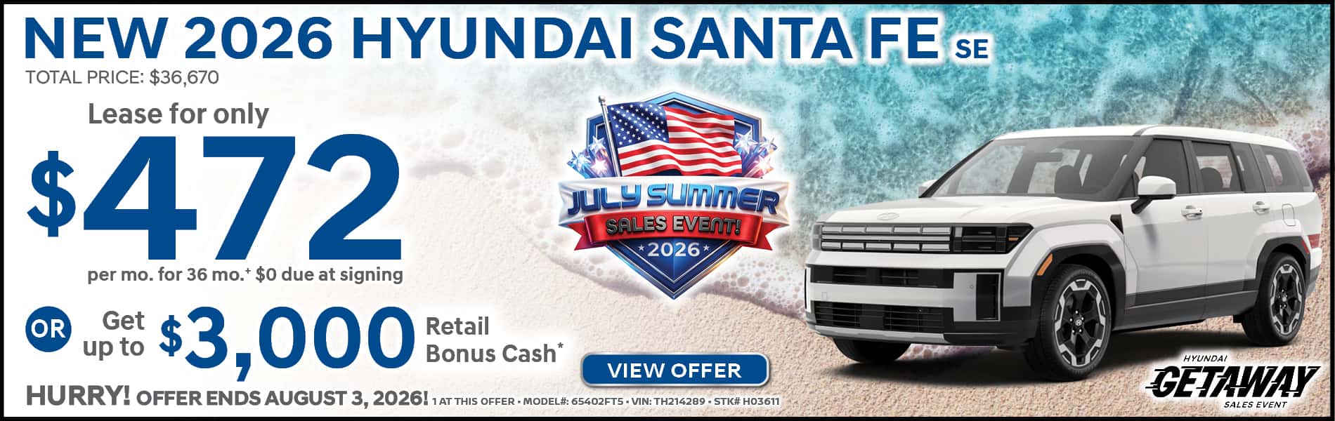 2026 HYUNDAI SANTA FE