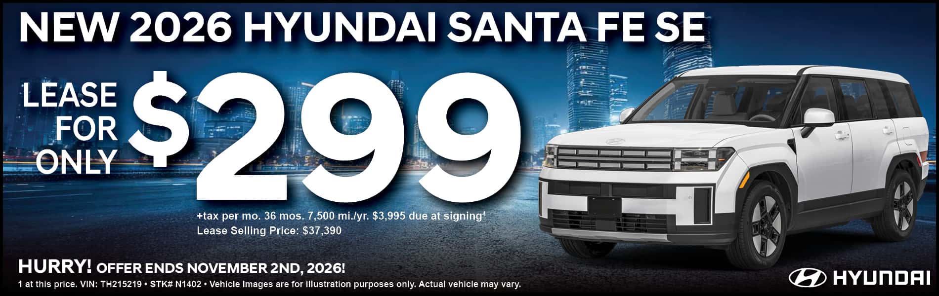 2026 Hyundai Santa Fe SE