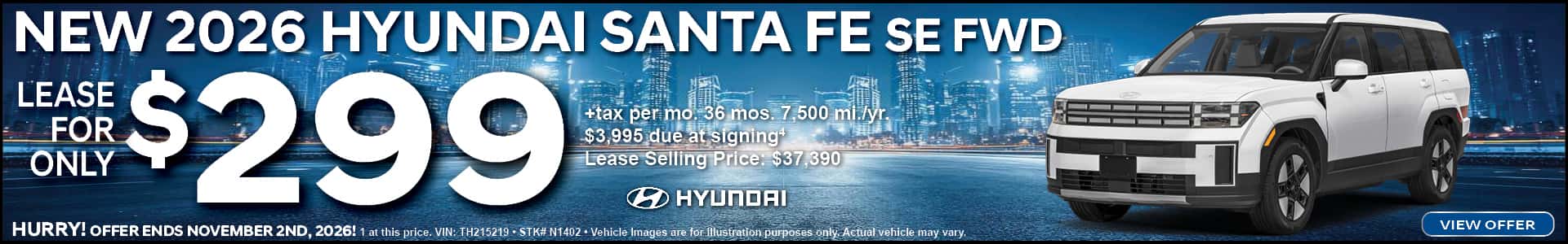 2026 HYUNDAI SANTA FE SE