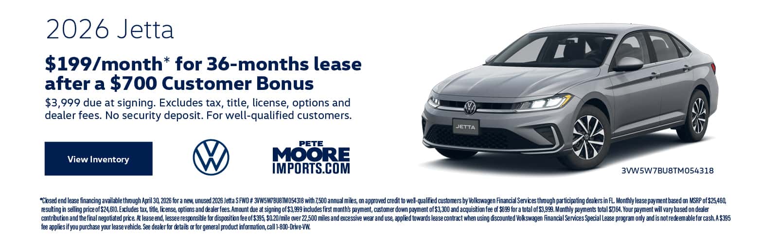 Jetta Lease