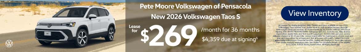 NEW 2026 VOLKSWAGEN TAOS S 
