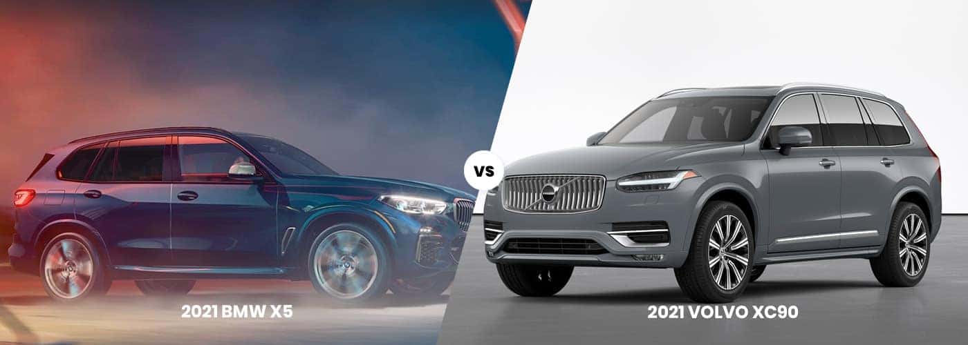 2021 VOLVO XC90 VS. BMW X5 Peter Pan BMW Comparisons