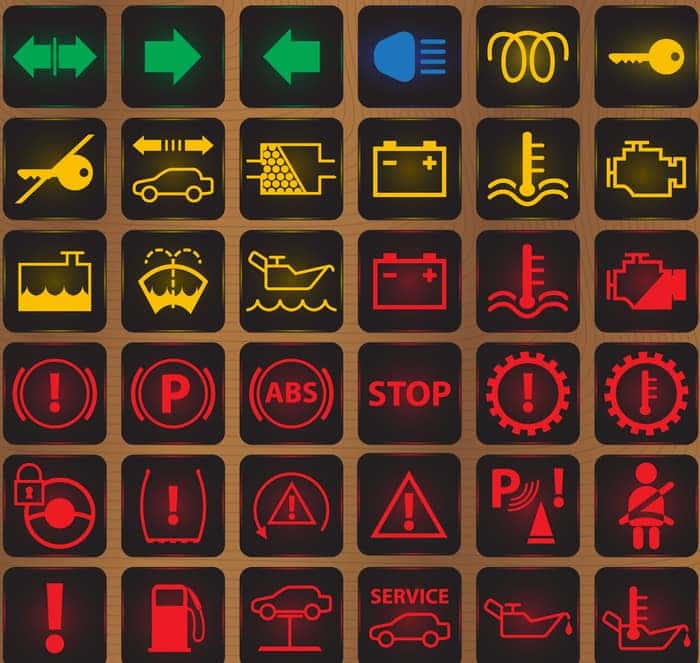 Symbol Honda Crv Warning Lights