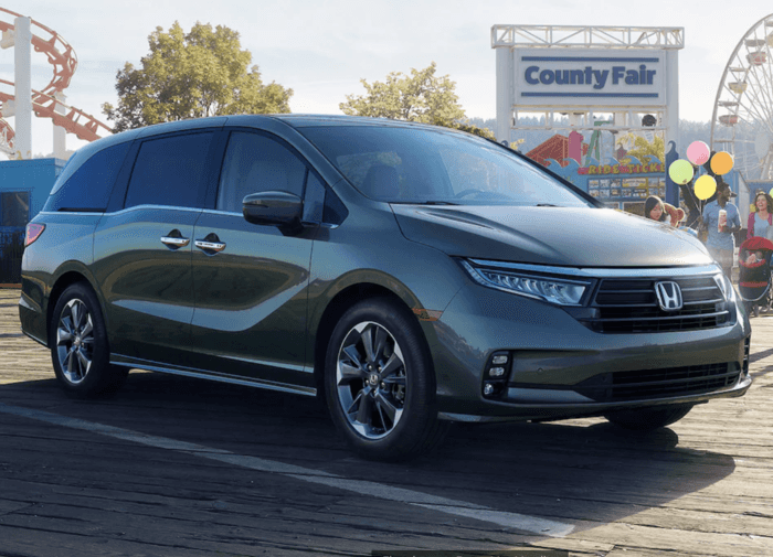 2021 honda odyssey cargo volume