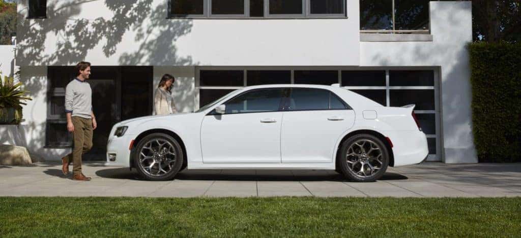 2020 Chrysler 300 side white house
