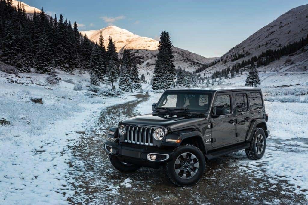 2021 Jeep Wrangler Unlimited Sahara gray snow