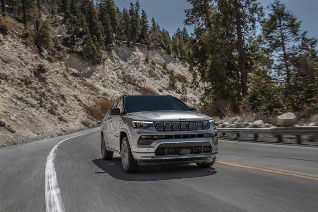 2022 Jeep Compass High Altitude gray mountains