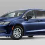 Blue 2020 Chrysler Voyager Van