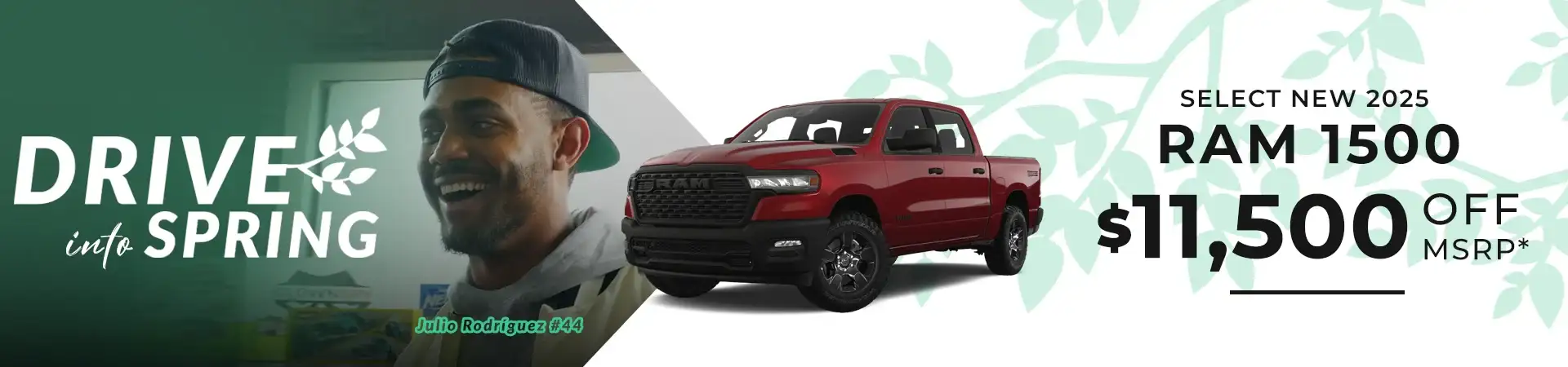 $11,500 off MSRP on Select New 2025 RAM 1500