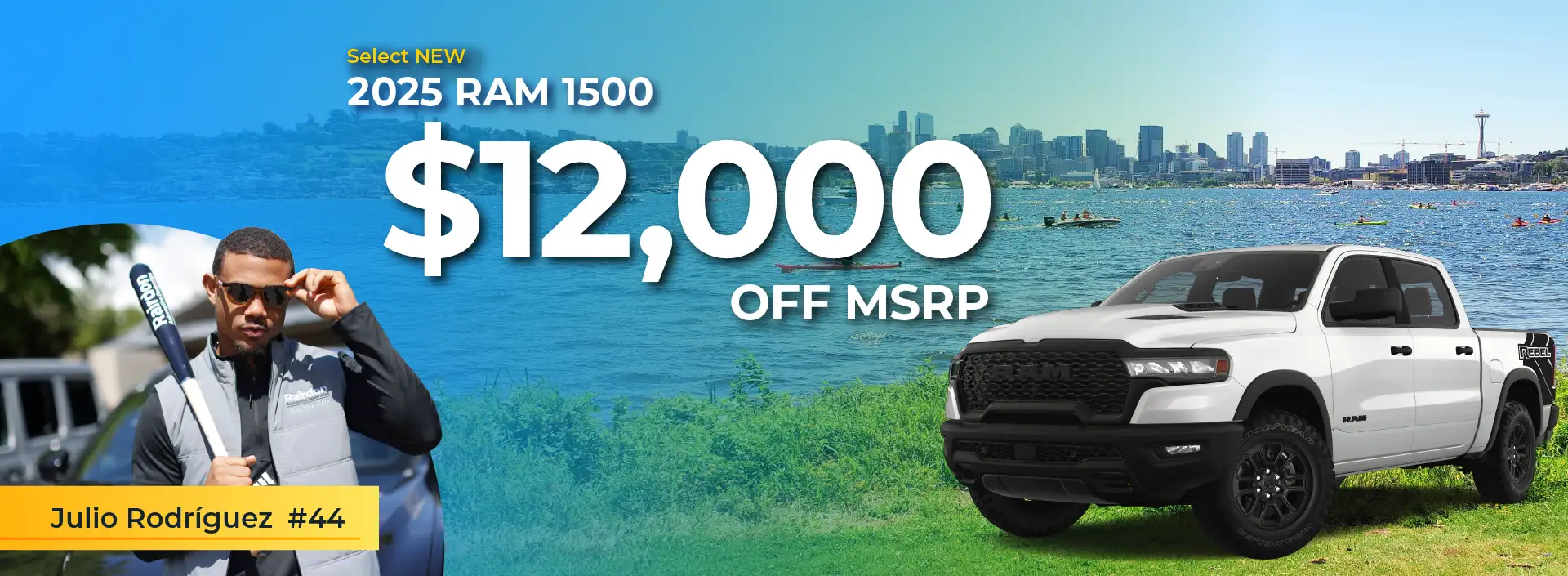 $12,000 off MSRP on Select New 2025 RAM 1500
