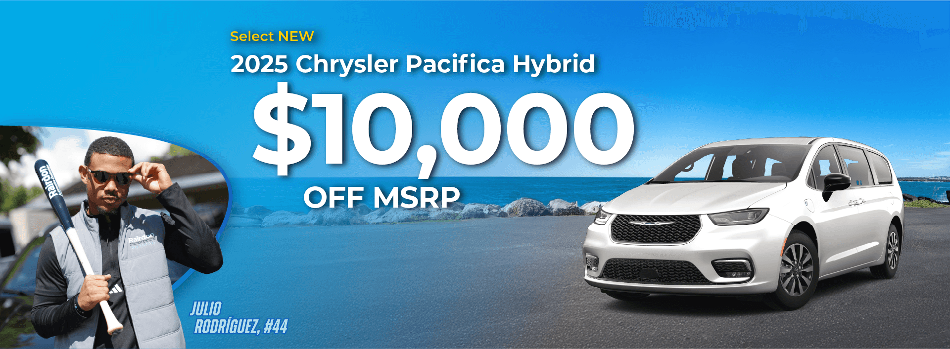 $10,000 off MSRP on Select New 2025 Chrysler Pacifica Hybrid