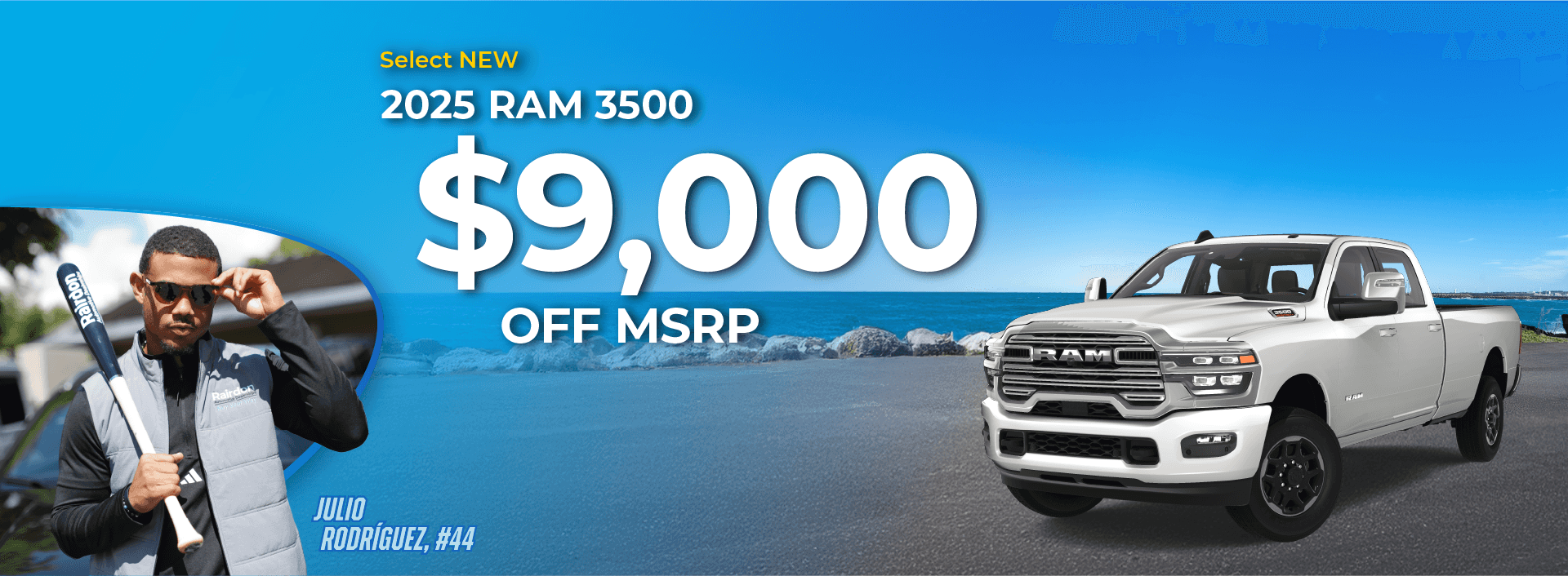 $9,000 off MSRP on Select New 2025 RAM 3500
