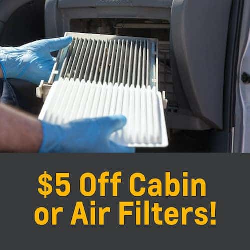 $5 off cabin filters