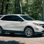 2020 chevrolet equinox white exterior parked outside