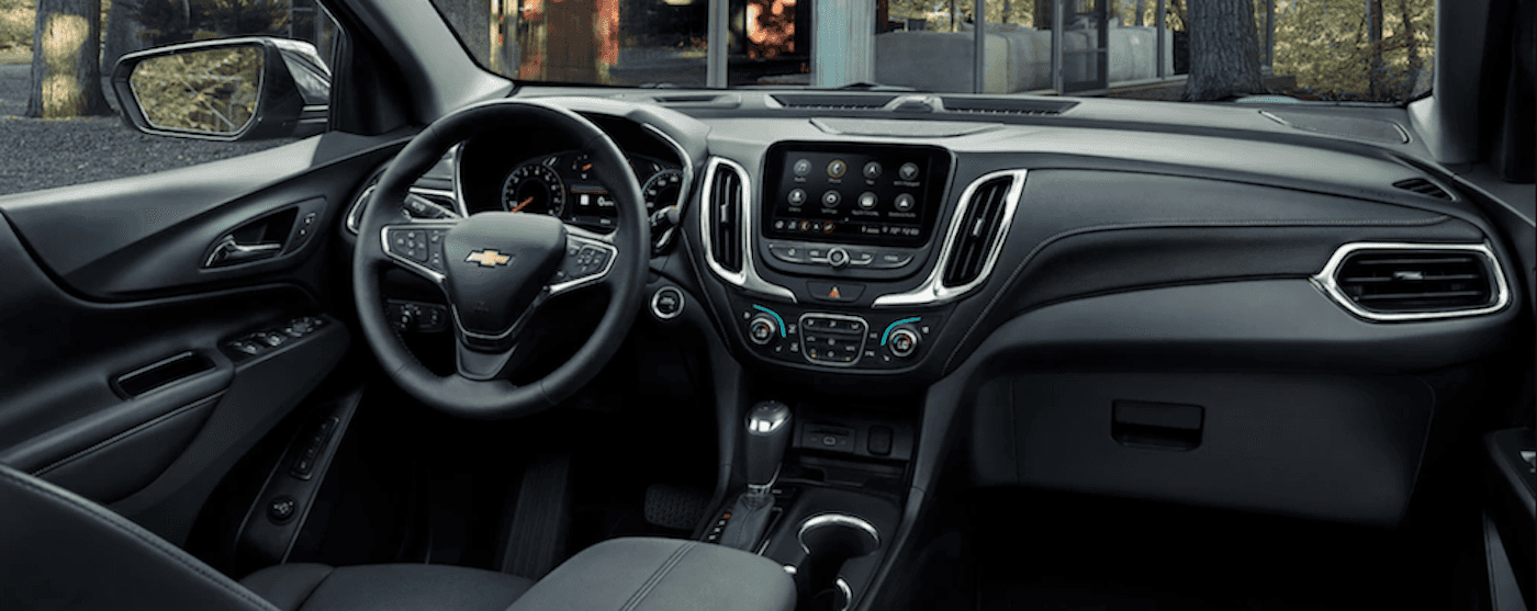2020 chevy equinox black interior dashboard view