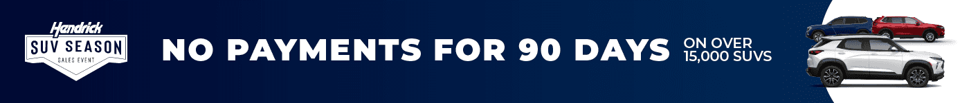 No payments for 90 days on SUVs