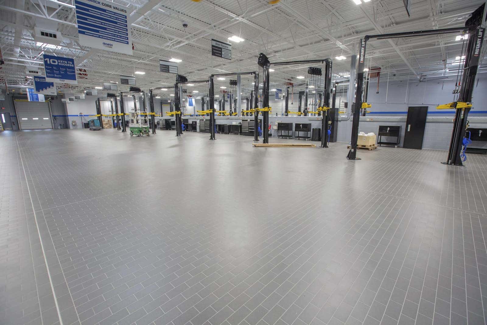 inside dealership