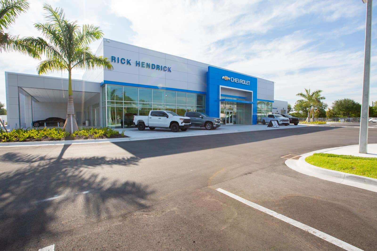 An exterior shot of Rick Hendrick Chevrolet Naples