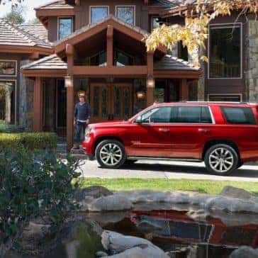 2019 Chevy Tahoe In Driveway
