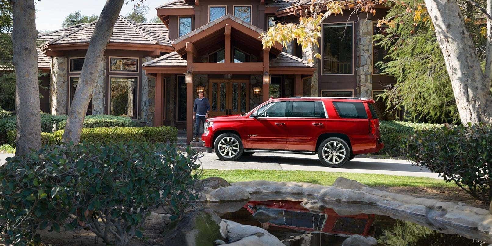 2019 Chevy Tahoe In Driveway