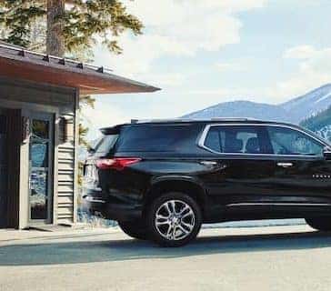 2020 Chevy Traverse In the Mountains