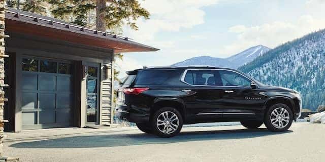 2020 Chevy Traverse In the Mountains