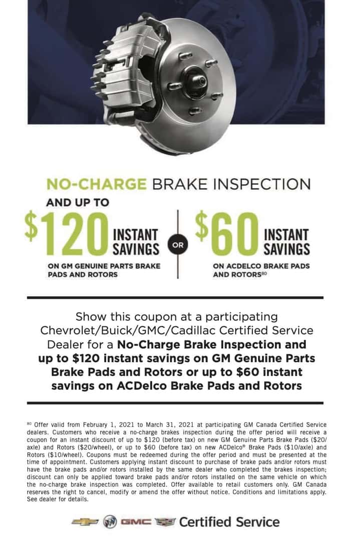 Service Specials Ron Hodgson Chevrolet Buick GMC