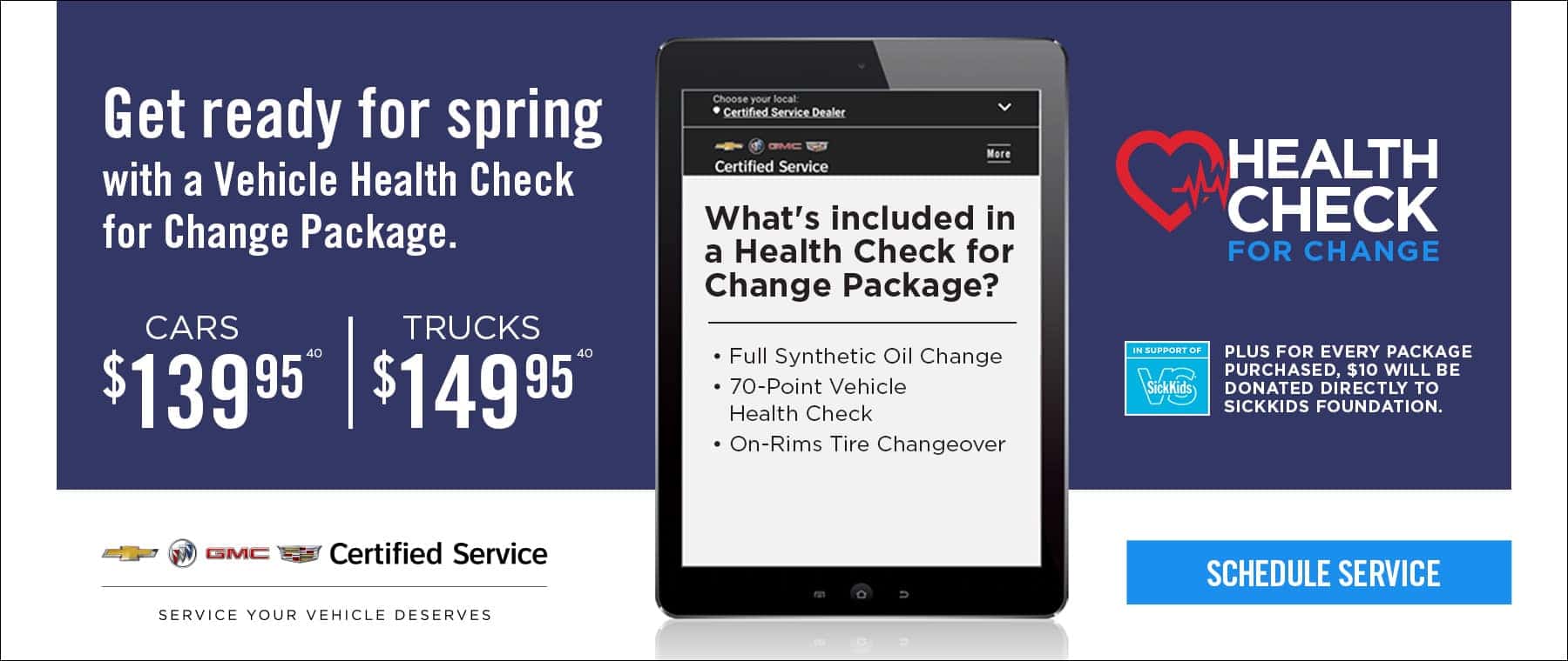 Get Ready for Spring with a Vehicle Health Check for Change Package