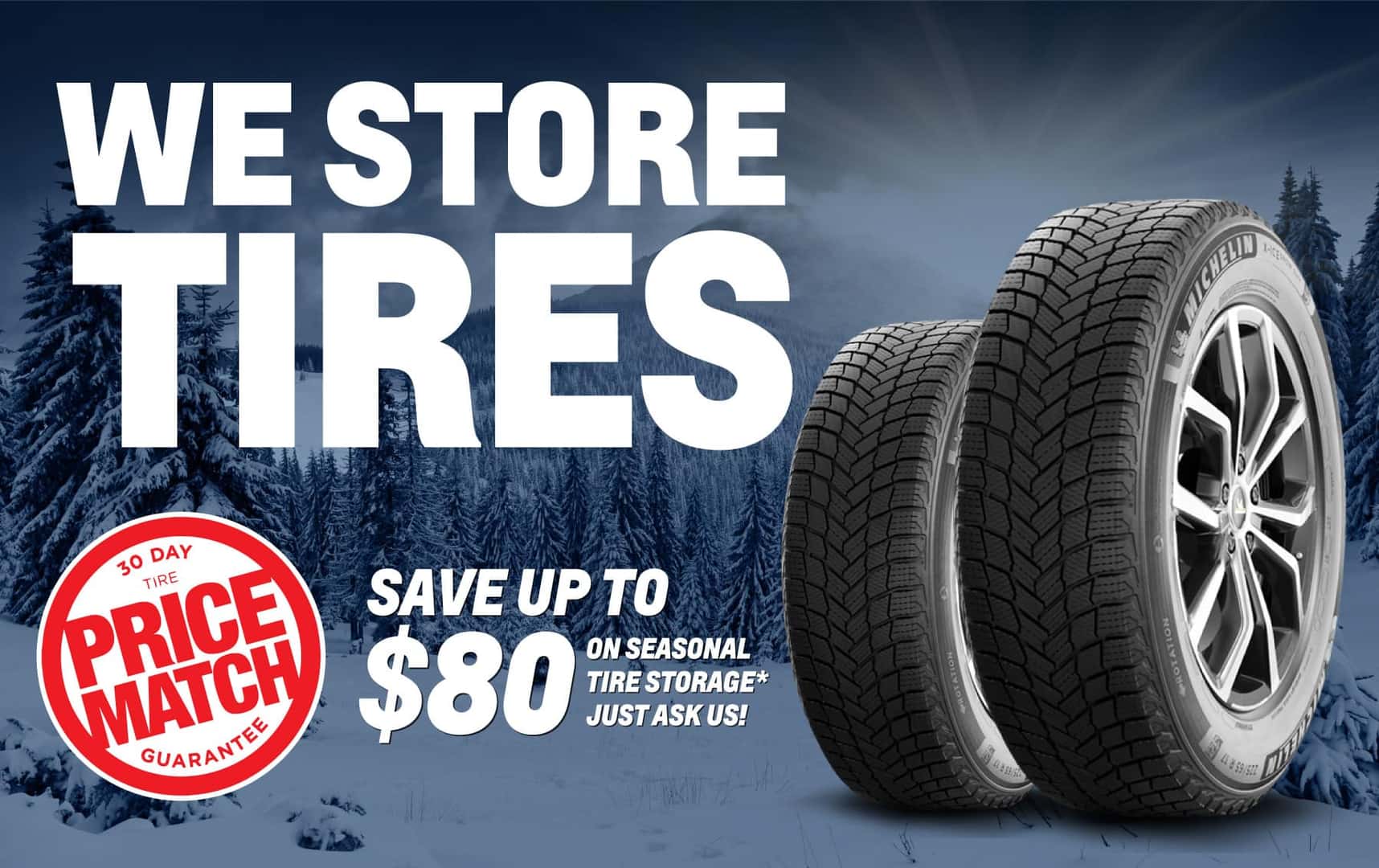 We Store Tires!