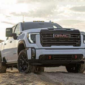 2024 GMC Sierra 2500HD AT4 Front Grille Passenger Side View