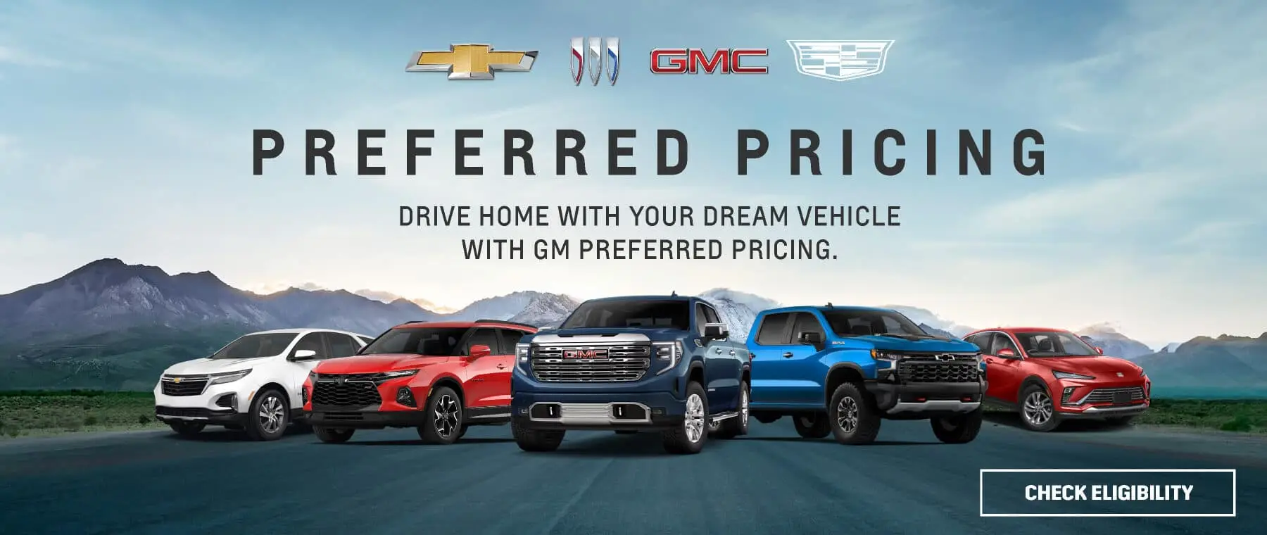 GM Preferred Pricing Banner