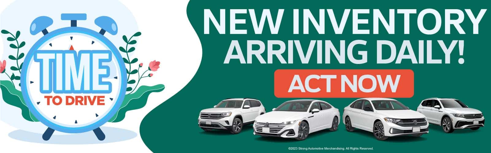 New Inventory Arriving Daily! | Act Now