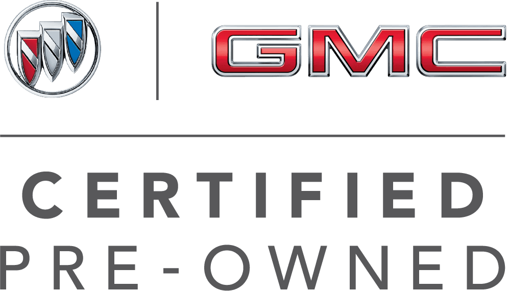 Buick GMC logo with a Certified Pre Owned Text