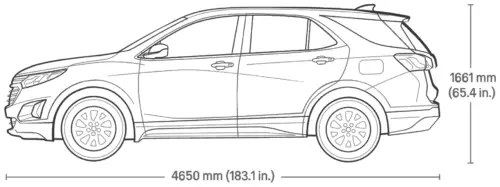 Dimensions Of A Chevy Equinox