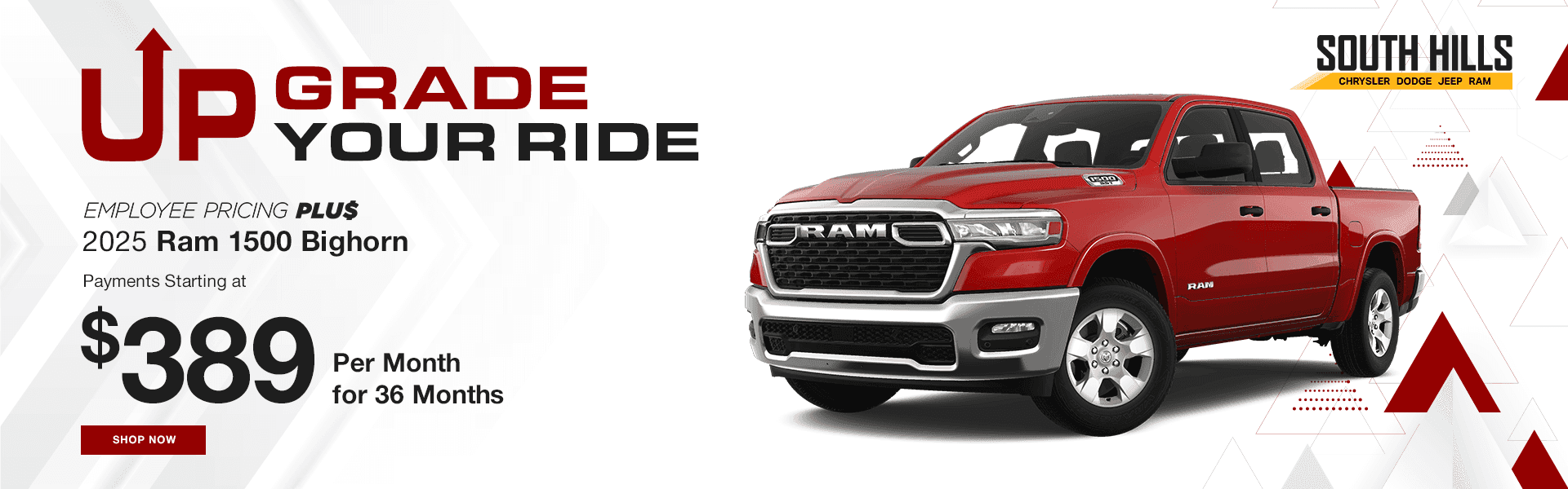 Employee Pricing PLU$ 2025 Ram 1500 Bighorn