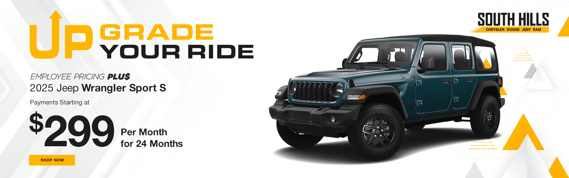 Employee Pricing PLU$ 2025 Jeep Wrangler Sport S
