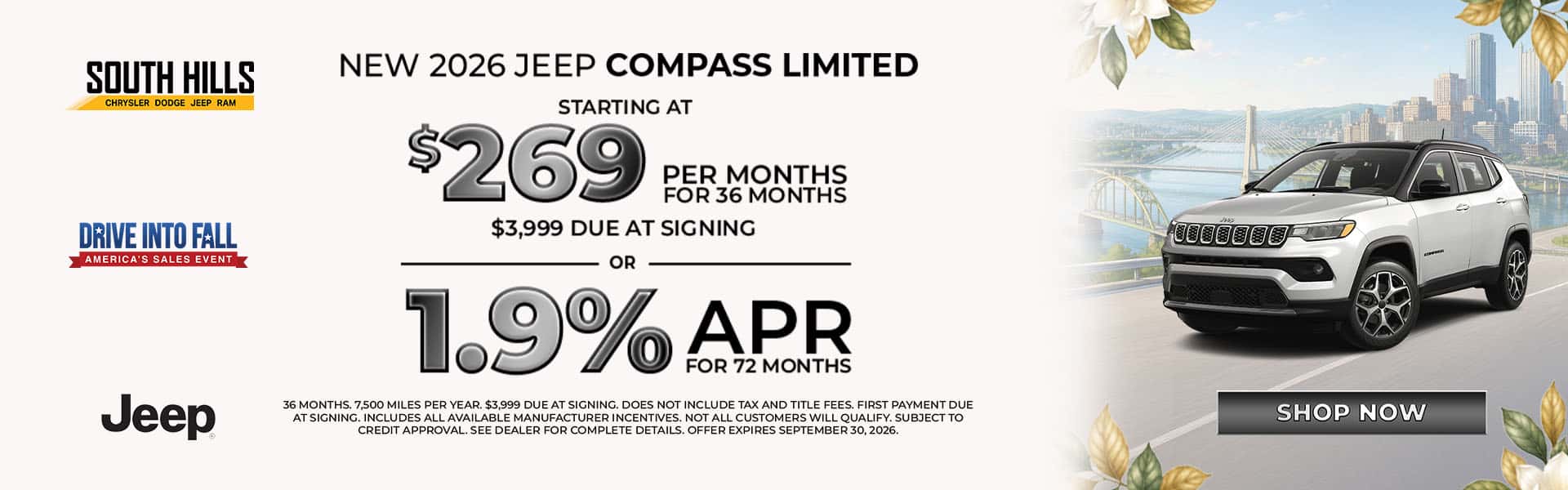 South-Hills-CDJR-September-2026-26-Jeep-Compass-1920x600