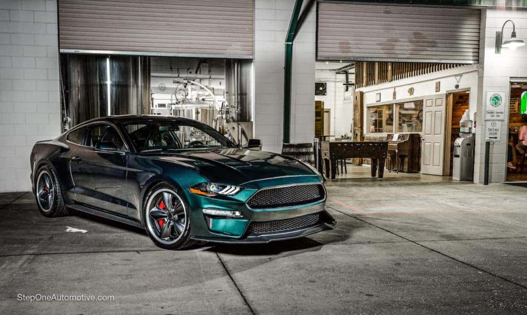 Exterior of the Steve McQueen Edition Mustang