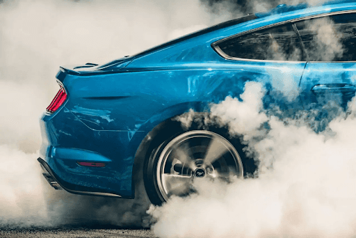 2022 shelby gt500 burnout wallpaper