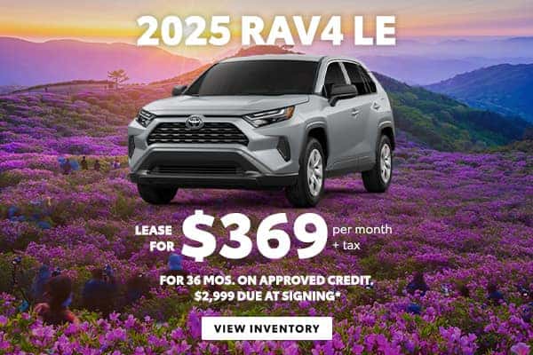 New 2025 RAV4 LE Offer