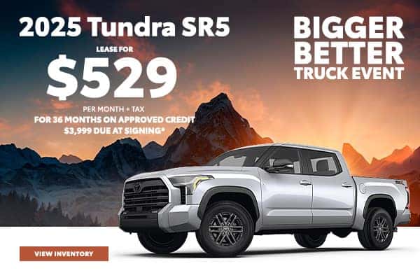 New 2025 Tundra SR5 Offer