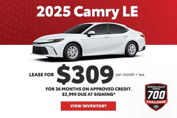 New 2025 Camry LE Offer