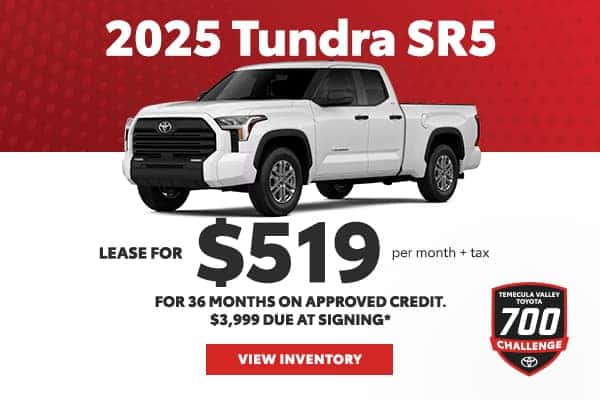 New 2025 Tundra SR5 Offer