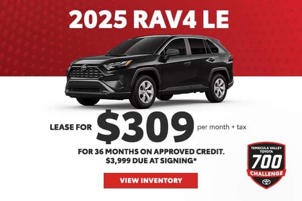 New 2025 RAV4 LE Offer