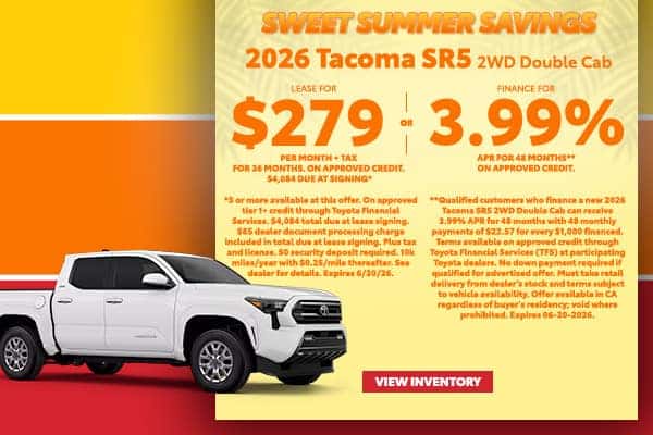 New 2026 Tacoma SR5 2WD Double Cab Offer