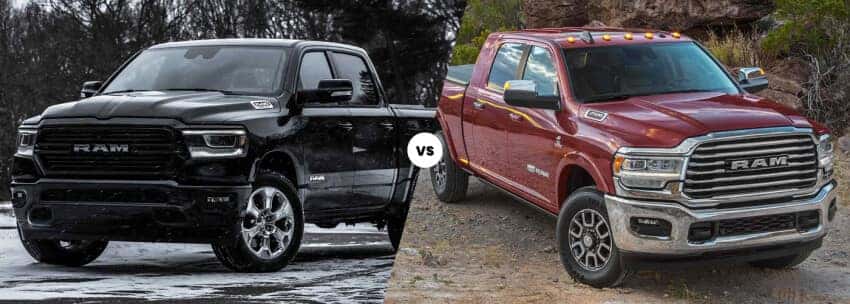 Ram 1500 and Ram 2500 comparison for Kentucky truck shoppers