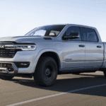 2026 Ram 1500 driving on a main road