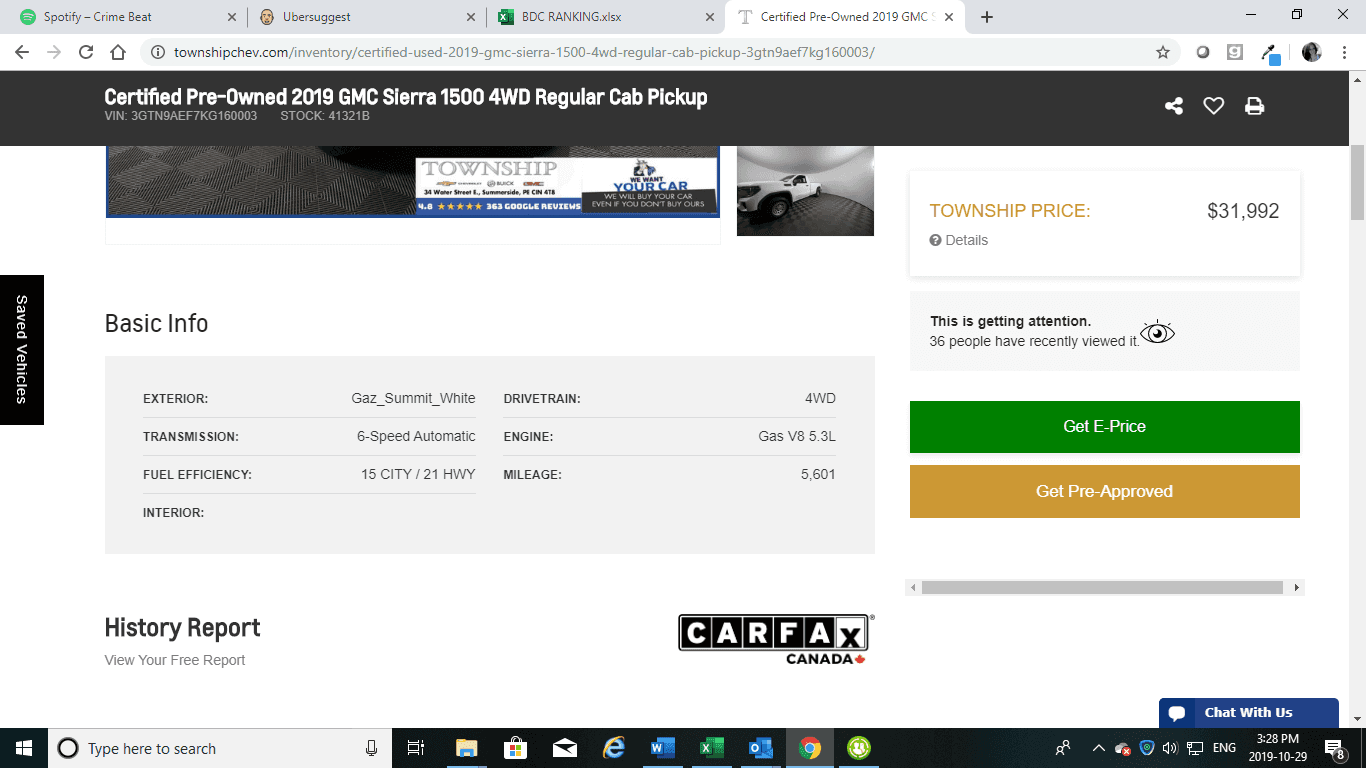 What Is A Carfax Report Township Chevrolet Buick Gmc Ltd