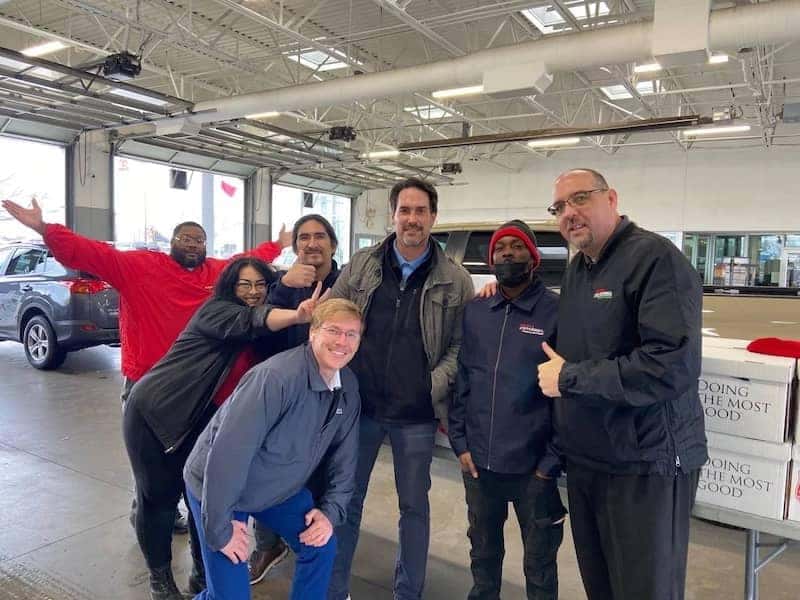 2022 Spring Break Day of Service Food Drive Rockwall, TX Toyota of