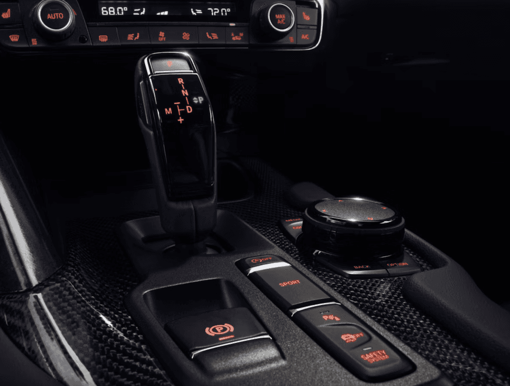 The 2026 GR 3.0 Premium interior shown in Black leather trim for sale near Kaufman, TX